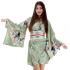 Sexy Geisha Kimono Dress Light Green XKS33-MA
